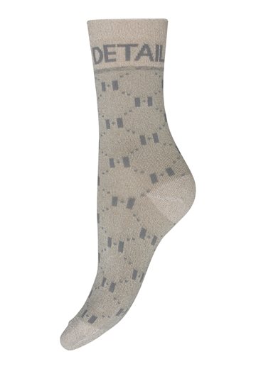 Hype The Detail - Fashion Sock - Beige Lysegrå