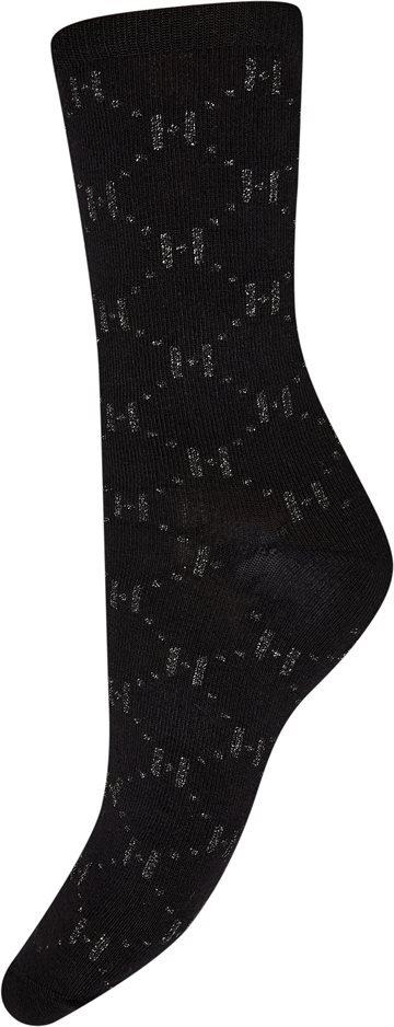 Hype The Detail - Logo Rib Sock - Black