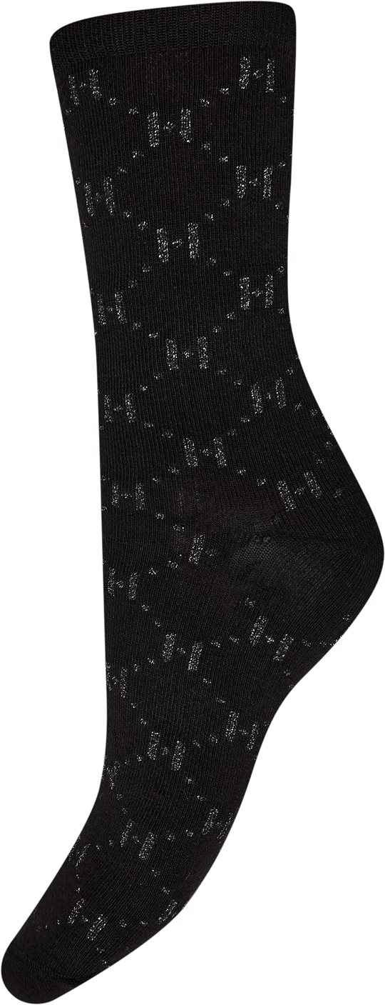 Hype The Detail - Logo Rib Sock - Black