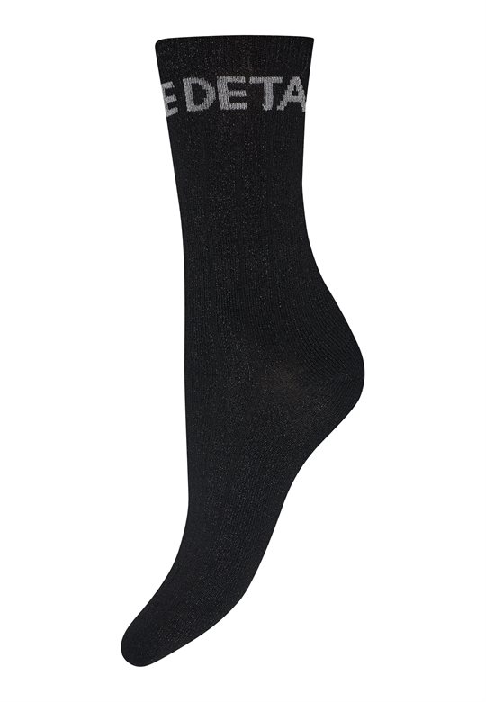 Hype The Detail - Socks w/Lurex - Black Silver