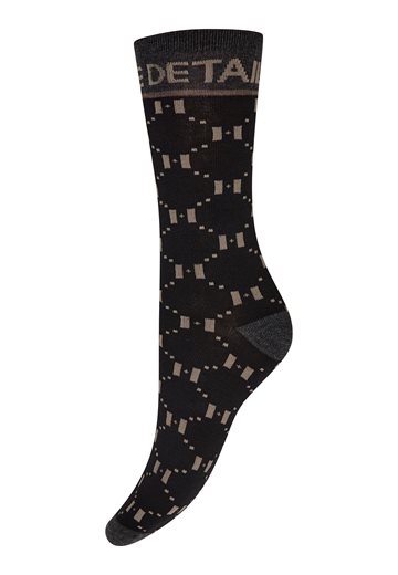 Hype The Detail - Ankle Socks - Black Grey