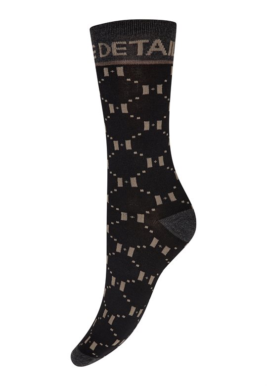 Hype The Detail - Ankle Socks - Black Grey