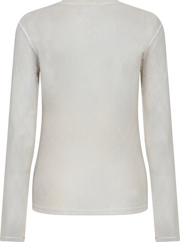 Hype The Detail - Mesh Logo Blouse - White