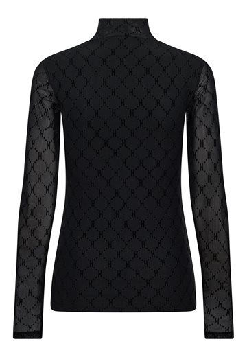 Hype The Detail - Mesh High Neck - Black