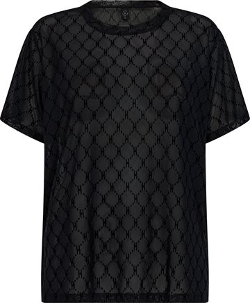 Hype The Detail - Oversize Mesh T-Shirt - Black