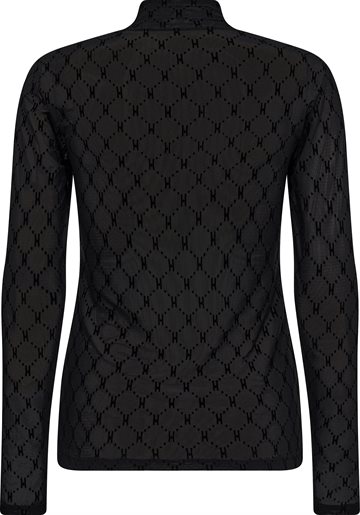 Hype The Detail - Mesh Turtle Neck - Black