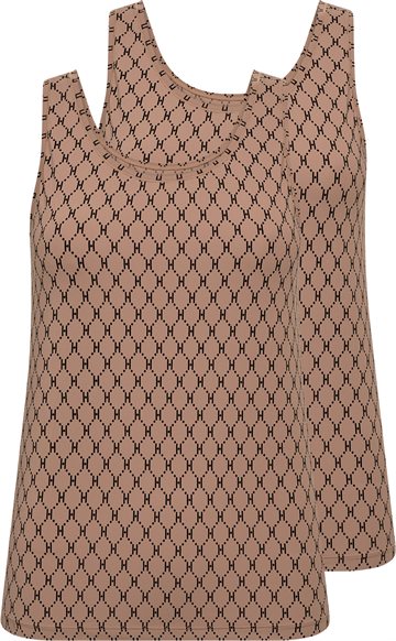 Hype The Detail - Singlet Logo 2 pk - Beige