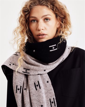 Hype The Detail - Scarf - Black Beige