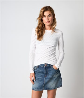 Hype The Detail - Tee L/S H-Logo - Hvid