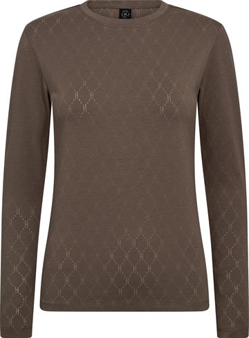 Hype The Detail - Tee L/S H-Logo - Brun