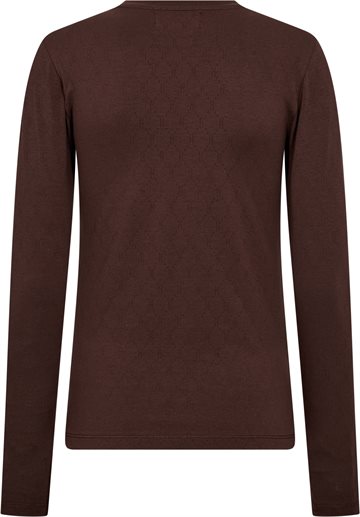 Hype The Detail - Tee L/S H-Logo - Mørkebrun