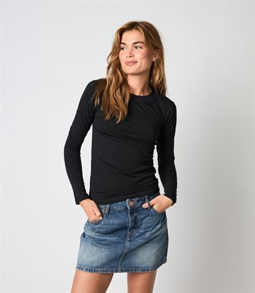 Hype The Detail - Tee L/S H-Logo - Sort