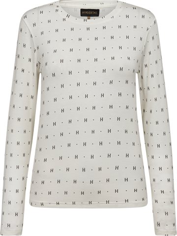 Hype The Detail - Tee Ls Cashmere Blend - White