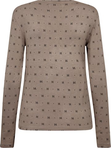 Hype The Detail - Tee Ls Cashmere Blend - Lysebrun