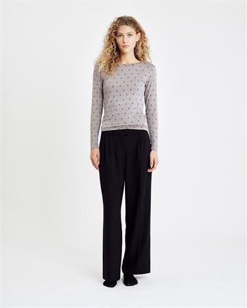 Hype The Detail - Tee Ls Cashmere Blend - Light Brown