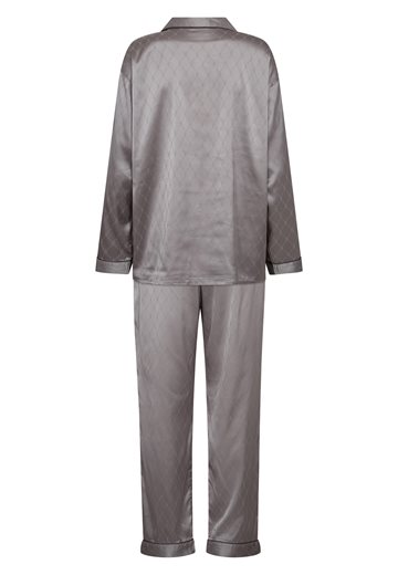 Hype The Detail - Satin Pyjamas - Silver