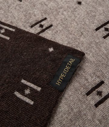 Hype The Detail - Scarf - Brown Beige