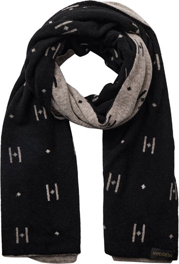 Hype The Detail - Scarf - Black Beige