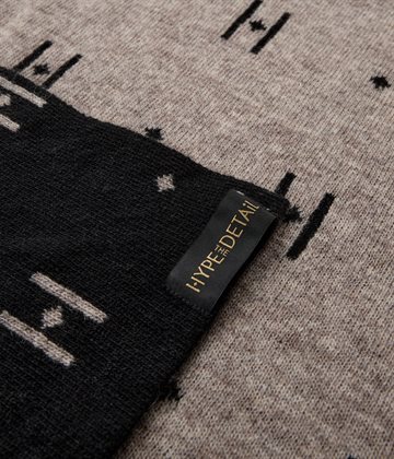 Hype The Detail - Scarf - Black Beige