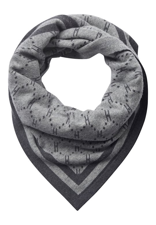 Hype The Detail - Triangle Scarf - Light Grey