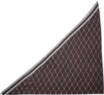 Hype The Detail - Triangle Scarf - Brown Grey 