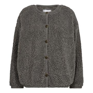 Co' Couture - New Timmy Teddy Jacket - Mid Grey