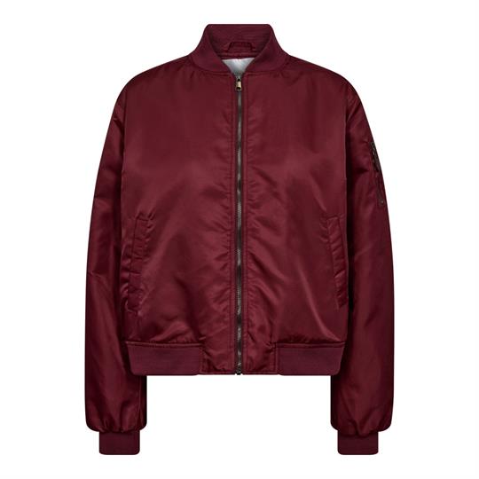 Co\' Couture - Libby Bomber Jacket - Winered