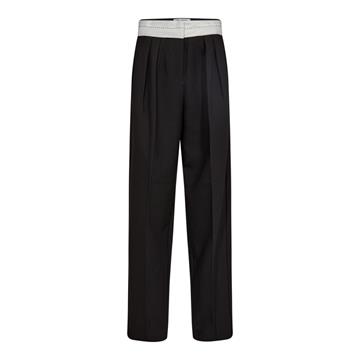 Co' Couture - Vola Reverse Waist Pant - Sort
