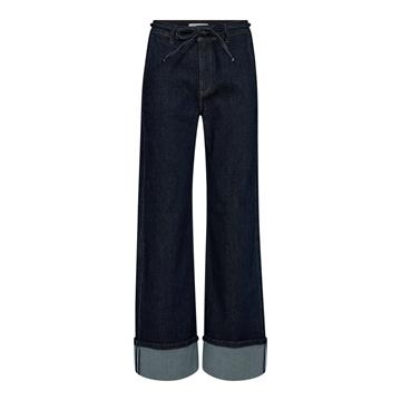 Co' Couture - Hubby Reverse Ankle Jeans - Dark Denim