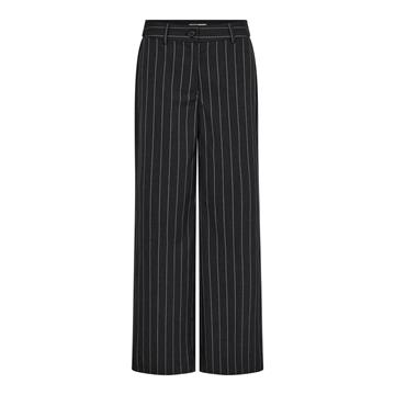 Co' Couture - Pricilla Pin Wide Pant - Antracit