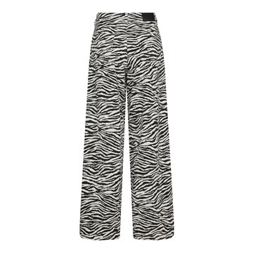 Co\' Couture - Zion Zebra Wide Pant - Offwhite Black