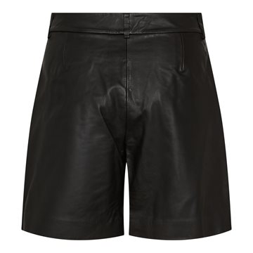 Copenhagen Shoes - Phoebe Leather Pleat Shorts - Black