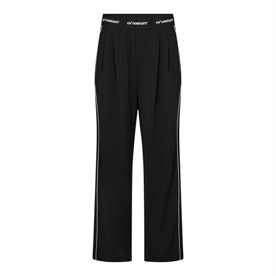 Co\' Couture - Amina Logo Piping Pant - Black