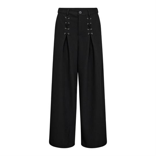 Co\' Couture - Luna Eyelet Wide Pant - Black