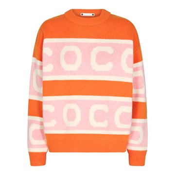 Co' Couture - Row CC Logo Knit - Orange