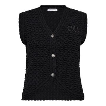 Co' Couture - Milly Knit Vest - Sort