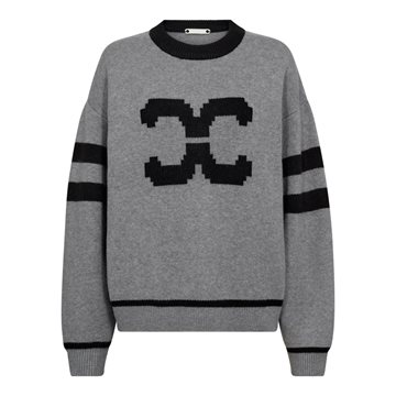 Co' Couture - Row Coco Logo Knit - Light Grey