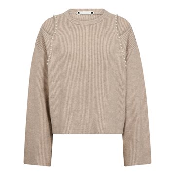 Co' Couture - Row Rib Pearl Knit - Bone