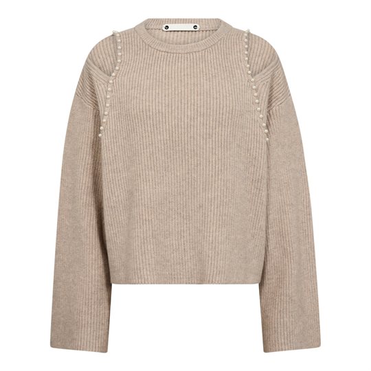Co\' Couture - Row Rib Pearl Knit - Bone