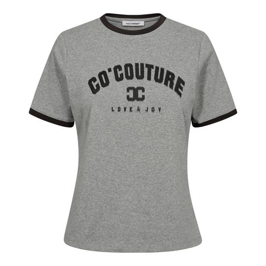 Co\' Couture - Edge Tee - Grey Melange