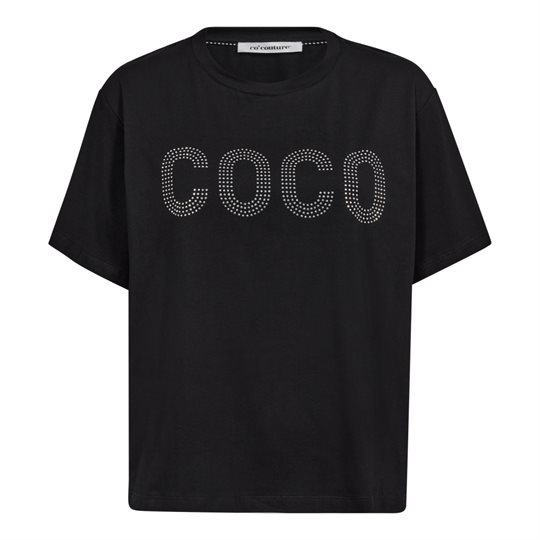 Se Co' Couture - Coco Stone Tee - Sort hos Strike A Pose