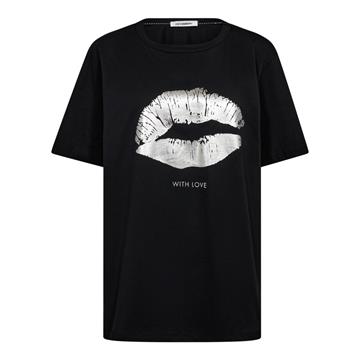 Co\' Couture - The Kiss Oversize Tee - Sort