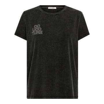 Co' Couture - Siara Acid Outline Tee - Black