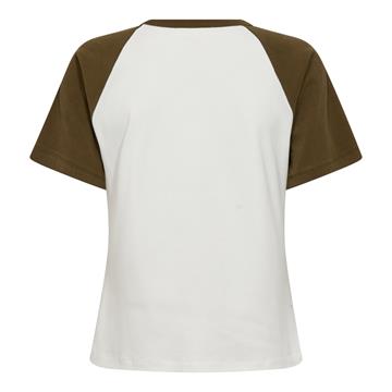 Co\' Couture - Edge Block Tee - OffWhite Military Olive