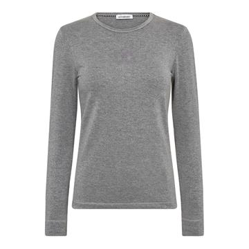 Co' Couture - Manny Lurex Emb Ls Tee - Silver