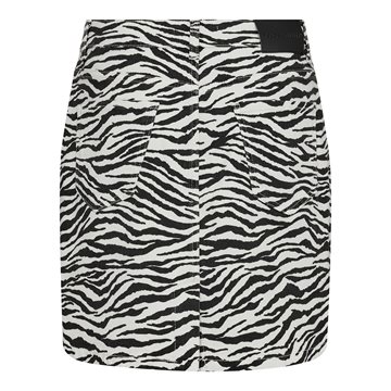 Co\' Couture - Zion Zebra Skirt - Offwhite Black