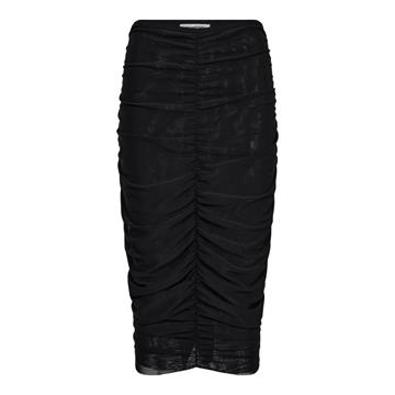 Co' Couture - Reagan Ruched Skirt - Black