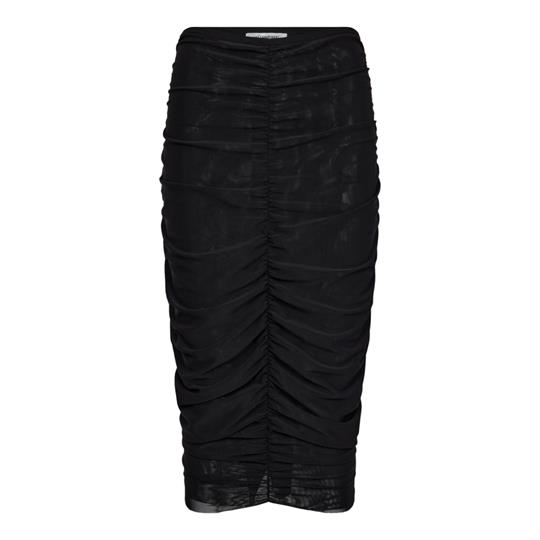 Co\' Couture - Reagan Ruched Skirt - Black