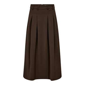 Co' Couture - Anya Pleat Skirt - Mocca