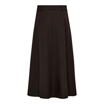 Co\' Couture - Luna Pocket Pleat Skirt - Dark Brown